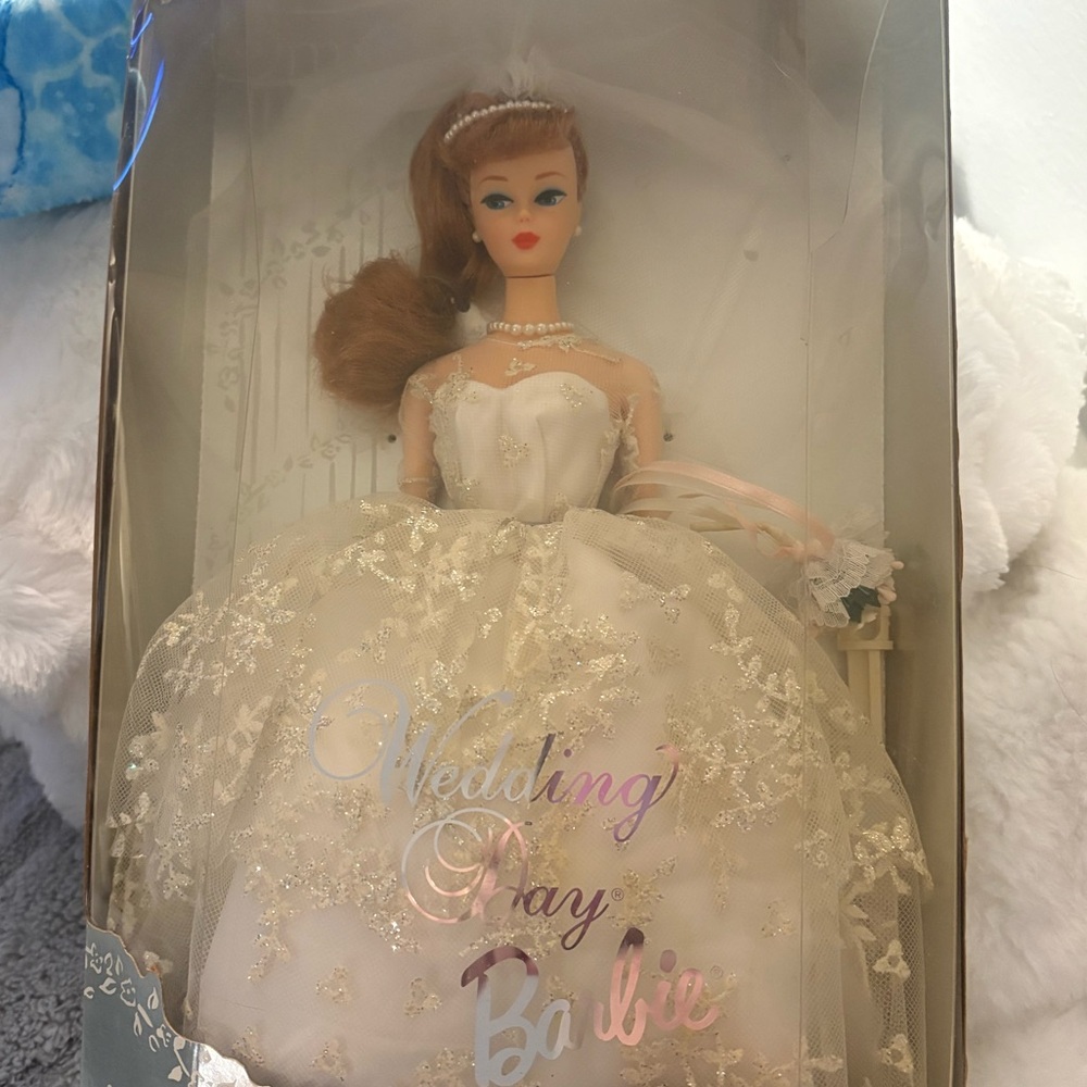 Wedding day Barbie 1996 vintage box damage shelf ware  NIB - Picture 16 of 16